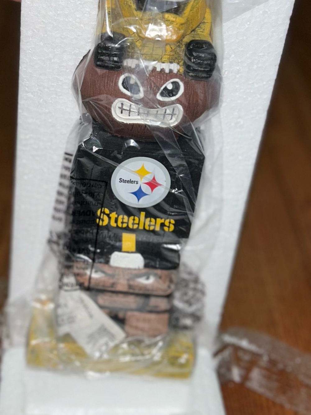 NFL Steelers Black and Gold Team Mascot Figurine
